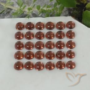 5.44克拉天然铁铝榴石石榴石，圆形的，透明