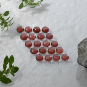 3.24克拉天然铁铝榴石石榴石，圆形切割，透明