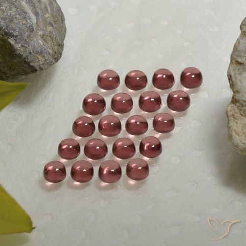 3.48克拉天然铁铝榴石石榴石，圆形切割，透明