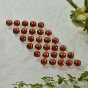 5.91克拉天然铁铝榴石石榴石，圆形的，透明