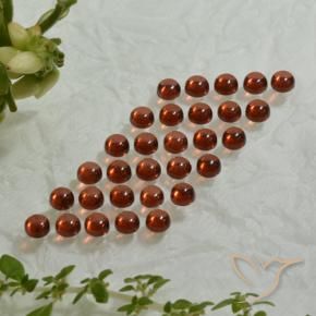 5.91克拉天然铁铝榴石石榴石，圆形的，透明