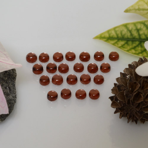 4.46克拉天然铁铝榴石石榴石，圆形切割，透明