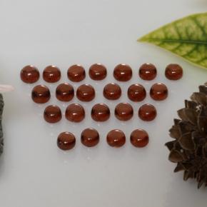 4.46克拉天然铁铝榴石石榴石，圆形切割，透明