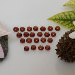 4.46克拉天然铁铝榴石石榴石，圆形切割，透明