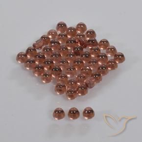 3.47克拉天然铁铝榴石石榴石，圆形切割，透明