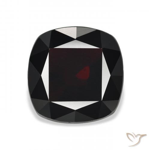 9.69ct 天然 黑红色 铁铝榴石石榴石, 软垫, VVS-VS