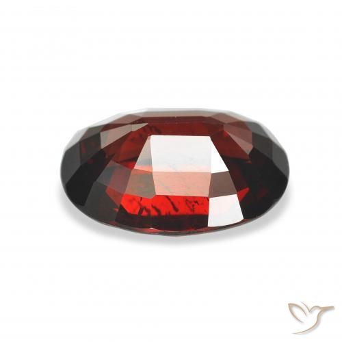 4.28ct 天然暗红色铁铝榴石石榴石, 椭圆形, VS 4.28ct 天然暗红色铁铝榴石石榴石, 椭圆形, VS