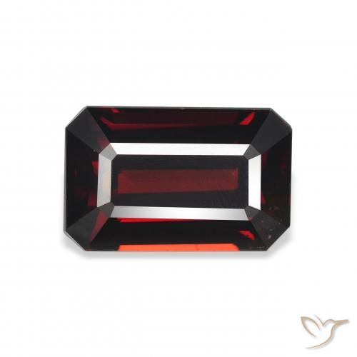 6.03ct 天然 暗红色 铁铝榴石石榴石, 祖母绿式切割, VVS