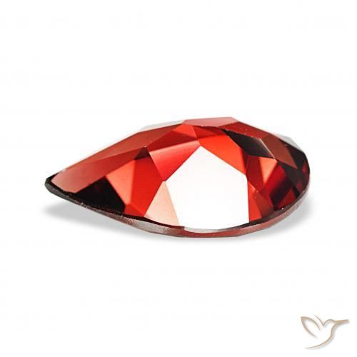 3.01克拉天然铁铝榴石石榴石，梨形，VVS