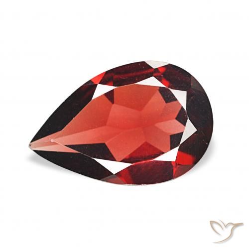 2.71ct 深红色 铁铝榴石石榴石 宝石, 梨形, VVS