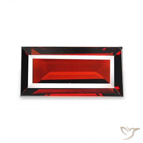 2.04克拉天然铁铝榴石石榴石，狭长方形，VVS