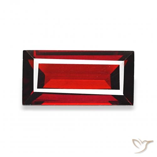 1.82克拉天然铁铝榴石石榴石，狭长方形，VVS