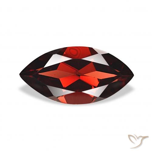 1.89ct 深红色 铁铝榴石石榴石, 榄尖形, VVS