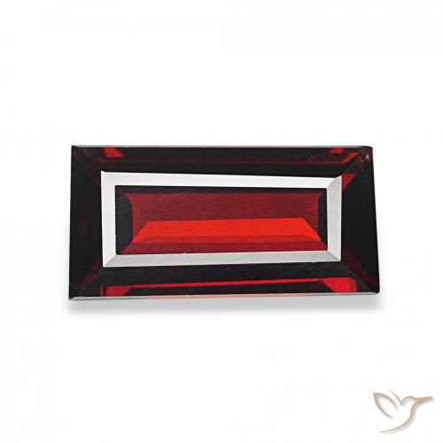 1.60ct 深红色 铁铝榴石石榴石, 狭长方形, VVS