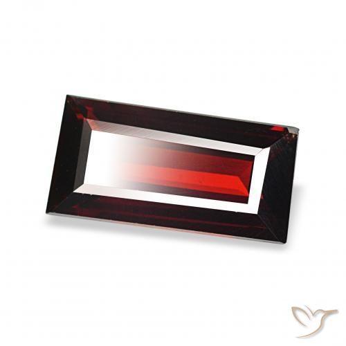 1.60克拉天然铁铝榴石石榴石,狭长方形,VVS