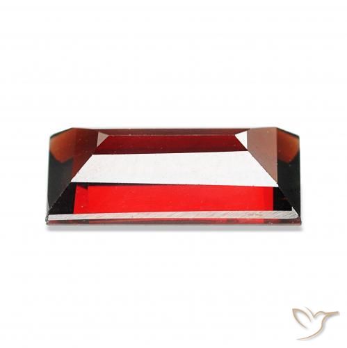 1.82克拉天然铁铝榴石石榴石，狭长方形，VVS