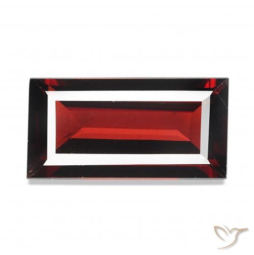 1.67ct 暗红色 铁铝榴石石榴石, 狭长方形, VVS