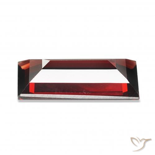 1.67克拉天然铁铝榴石石榴石，狭长方形，VVS