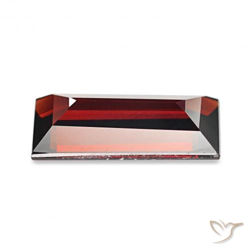 1.67克拉天然铁铝榴石石榴石，狭长方形，VVS