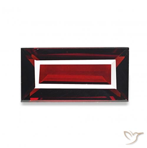 1.74克拉天然铁铝榴石石榴石，狭长方形，VVS