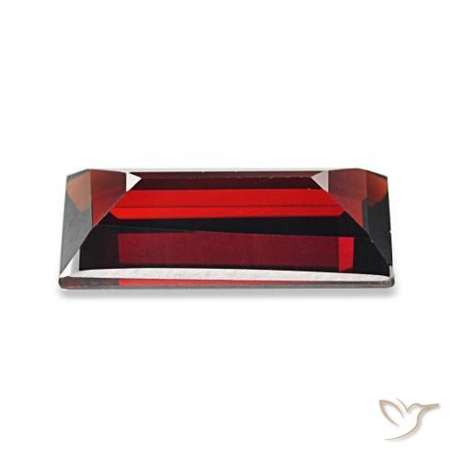 1.74克拉天然铁铝榴石石榴石，狭长方形，VVS