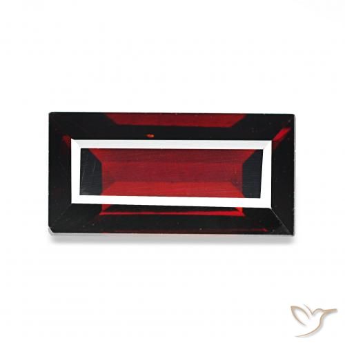 2.05ct 暗红色 铁铝榴石石榴石, 狭长方形, VVS-VS