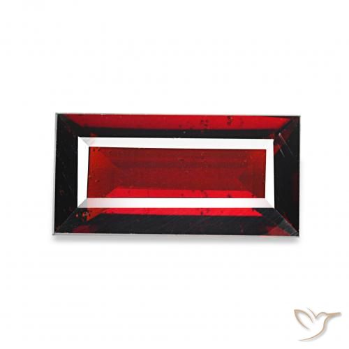 1.65克拉天然铁铝榴石石榴石，狭长方形，VVS-VS