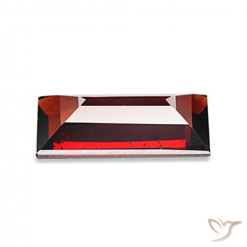 1.65克拉天然铁铝榴石石榴石，狭长方形，VVS-VS
