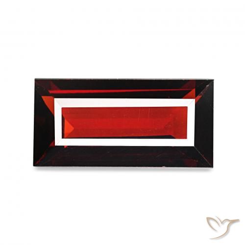 1.67克拉天然铁铝榴石石榴石，狭长方形，VVS