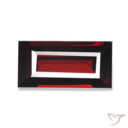 1.80克拉天然铁铝榴石石榴石，狭长方形，VVS