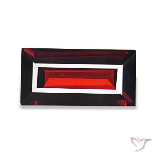 1.78克拉天然铁铝榴石石榴石，狭长方形，VVS