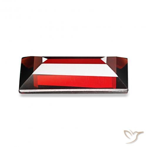 1.64克拉天然铁铝榴石石榴石，狭长方形，VVS