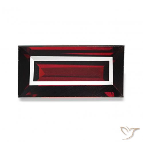 1.67克拉天然铁铝榴石石榴石，狭长方形，VVS