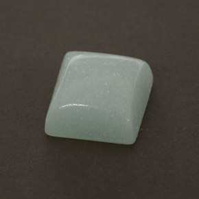 1.37克拉天然绿色天河石，方形，6.4×6.4毫米，不透明