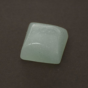 1.37克拉天然绿色天河石，方形，6.3×6.3毫米，不透明