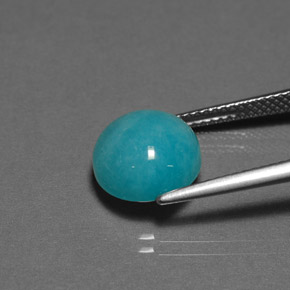 4.16克拉天然天河石，圆形切割，不透明