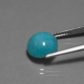 3.80克拉天然天河石，圆形切割，不透明