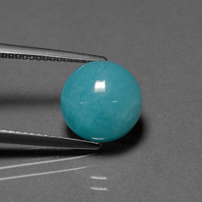 4.12克拉天然天河石，圆形切割，不透明