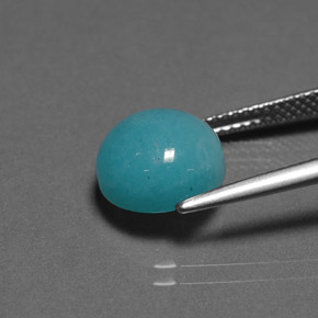 4.12克拉天然天河石，圆形切割，不透明