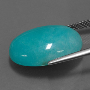 13.91克拉天然天河石，椭圆形切割，不透明