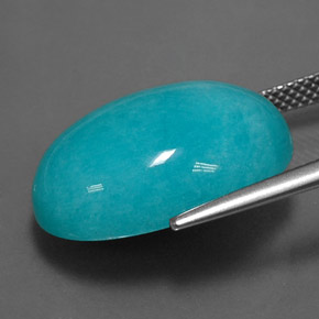 15.91克拉天然天河石，椭圆形切割，不透明