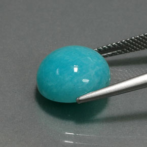 6.54克拉天然天河石，圆形切割，不透明