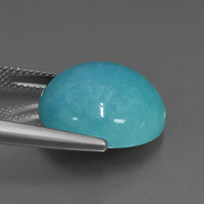 13.17克拉天然天河石，圆形切割，不透明