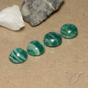 9.50克拉天然天河石，圆形的，不透明