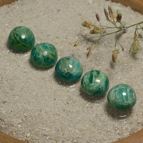 15.78克拉天然天河石，圆形切割，不透明