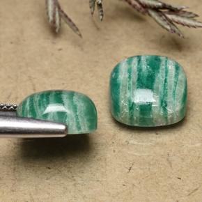 9.65克拉天然天河石，垫形剪裁，不透明