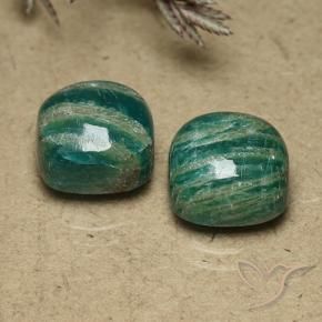 11.18克拉天然天河石，软垫，不透明