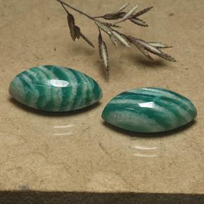 14.83克拉天然天河石，榄尖形，不透明