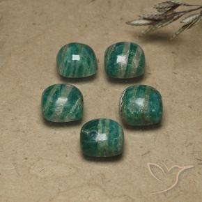 9.24克拉天然天河石，软垫，不透明