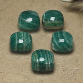 9.44克拉天然天河石，软垫，不透明